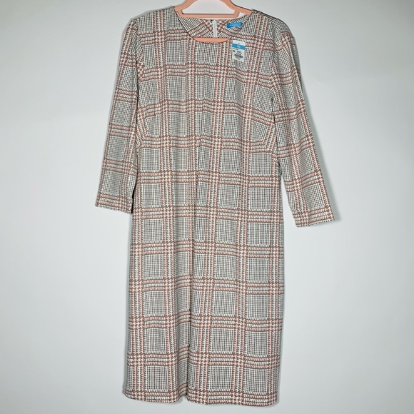 NWT J. McLaughlin Women’s Sophia Catalina Cloth Sheath Midi Dress Size XL - Picture 1 of 9